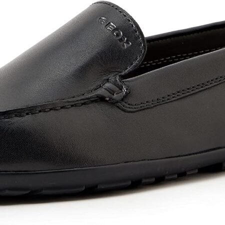 Kids' Classic Black Moccasin Loafers