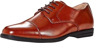 Kids' Vintage Brown Oxford Dress Shoes
