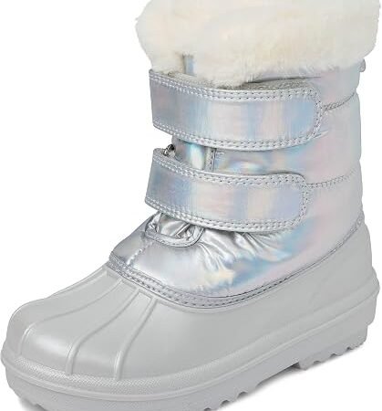 Kids' Silver Winter Boots